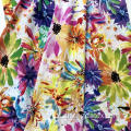 Primavera e Verão Rayon Semi Digital Print Fabric